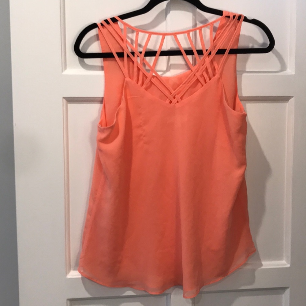 Bright Strappy Back Tank - Picture 2 of 4